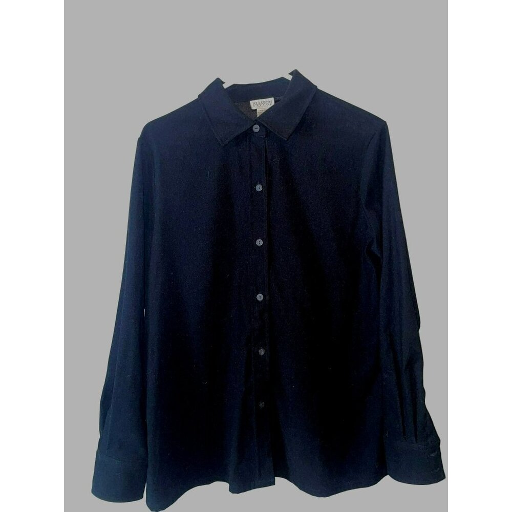 Vintage Allison Taylor Soft Button Down Shirt Size Large